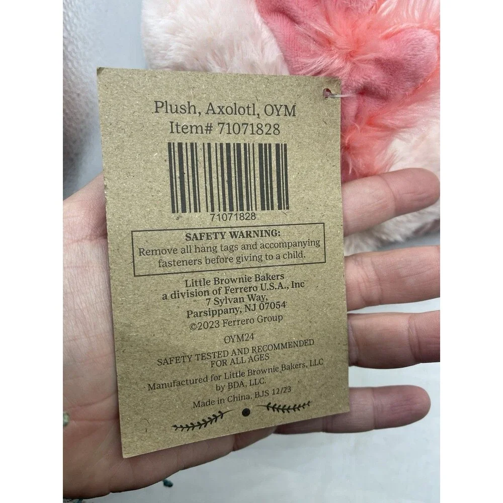 Girl Scout Cookie Awards 2024 Plush Pink Lucy The Axolotl Own Your Own Magic